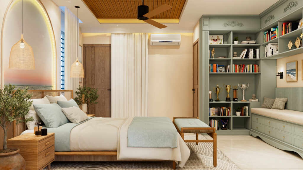Niranjan Mukundan Villa/Portfolio 9 DAUGHTERS ROOM BED 3
